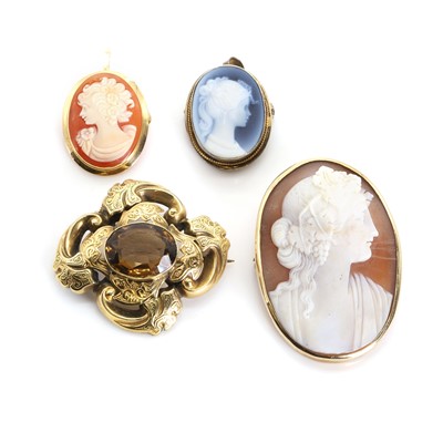 Lot 1341 - A group of four brooches