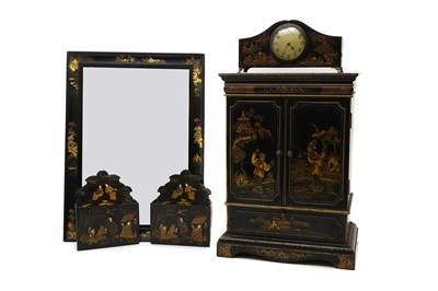 Lot 211 - A collection of japanned furniture