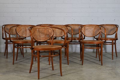 Lot 60 - A set of eight Thonet '210R' bentwood armchairs