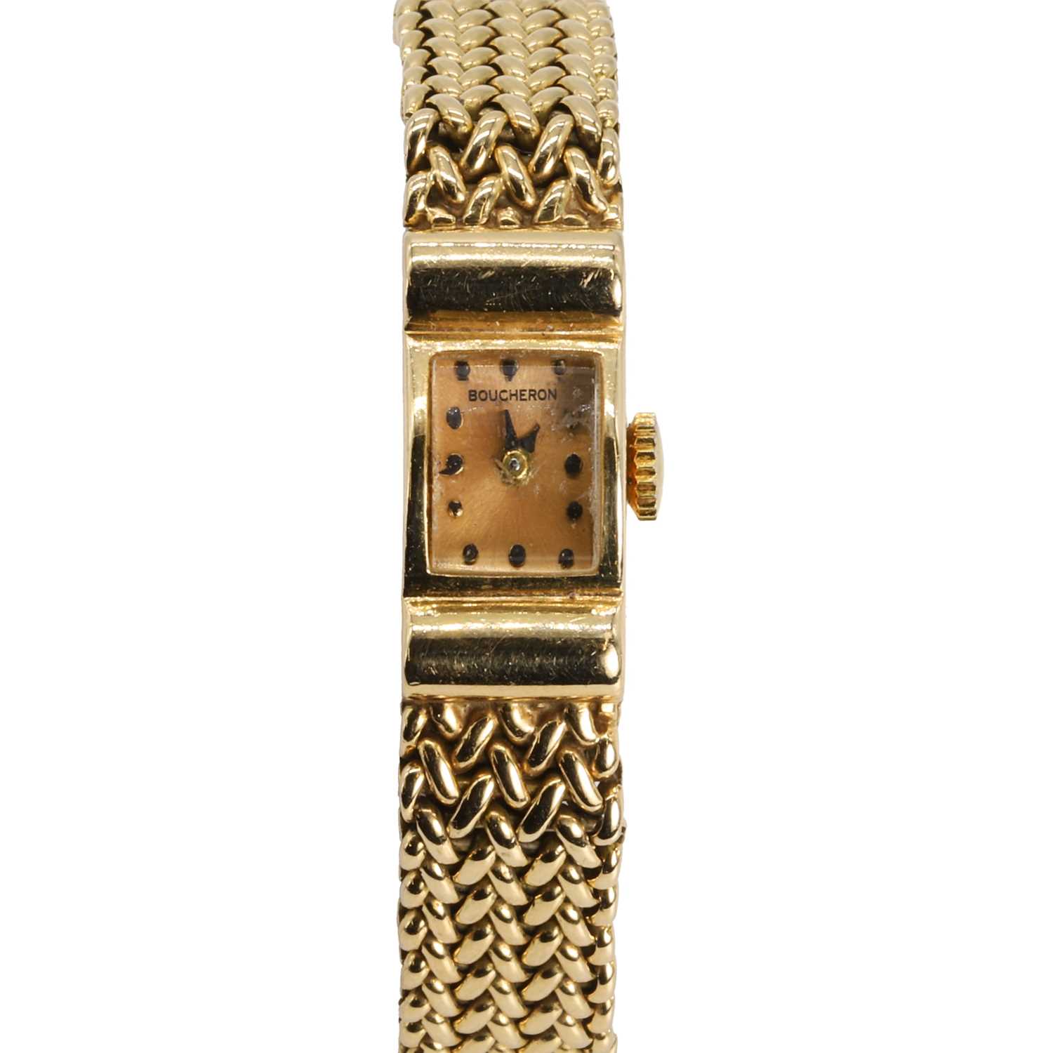 Lot 1499 - A ladies' gold mechanical watch, c.1960