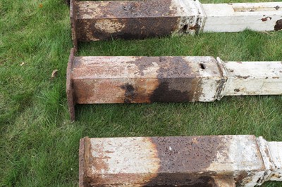 Lot 645 - Two pairs of cast iron gates