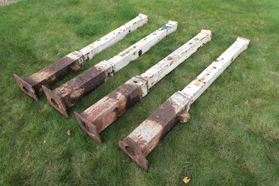 Lot 645 - Two pairs of cast iron gates