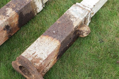 Lot 645 - Two pairs of cast iron gates