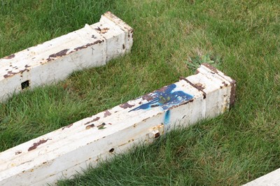 Lot 645 - Two pairs of cast iron gates