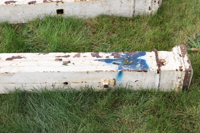 Lot 645 - Two pairs of cast iron gates