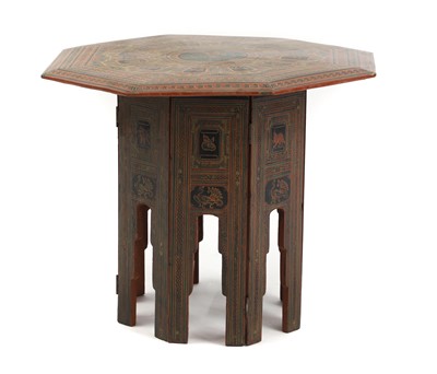 Lot 656 - An Indonesian lacquered table