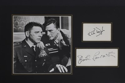 Lot 406 - Seven film and TV stars signed and mounted displays