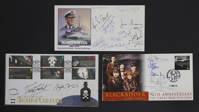 Lot 404 - Three TV and Radio signed first day covers