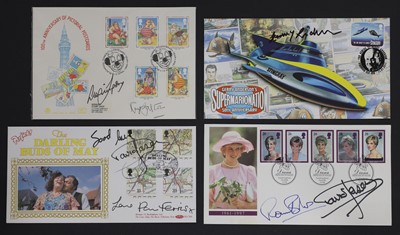 Lot 403 - Four TV and related signed first day covers