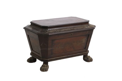 Lot 413 - A Regency mahogany wine cooler