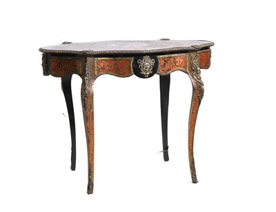 Lot 414 - A Boullework centre table