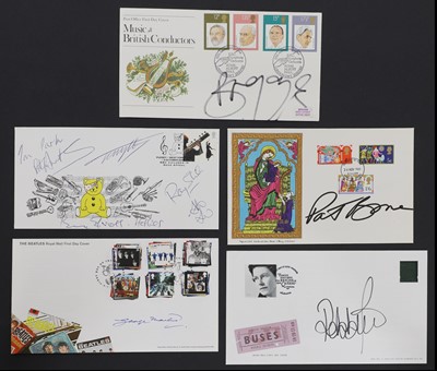 Lot 424 - Twelve music signed first day covers