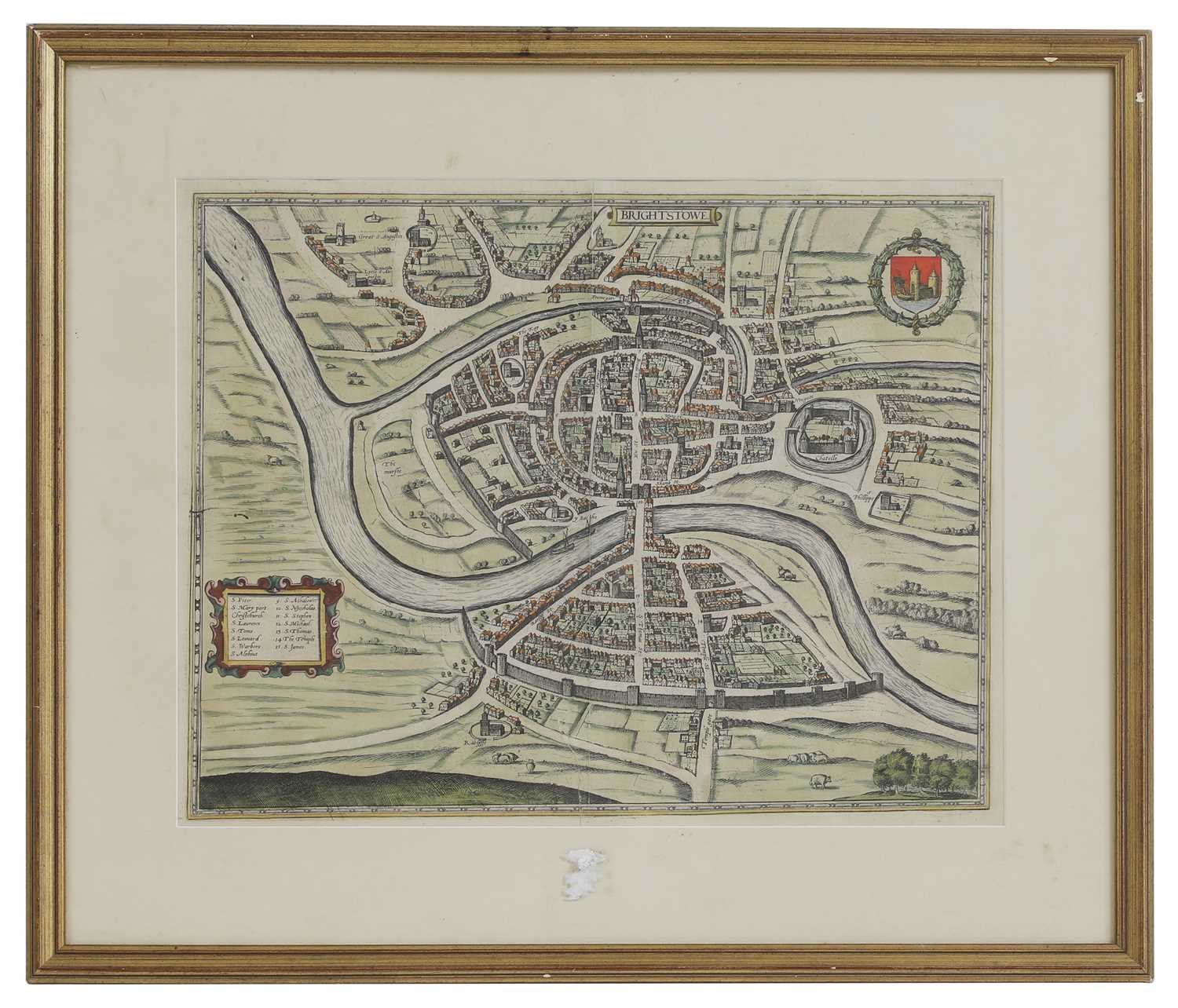 Lot 15 - [Bristol city Plan]- Hogenburg