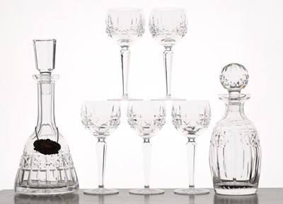 Lot 414 - A Waterford 'Kylemore' pattern crystal glass suite