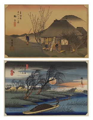 Lot 116 - Two Japanese woodblock prints