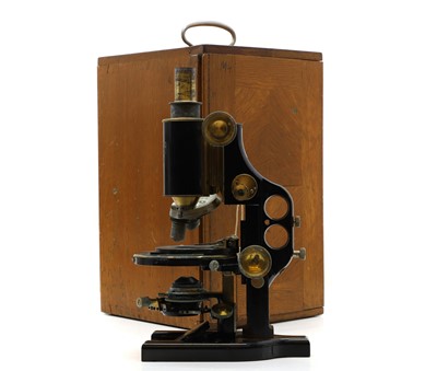 Lot 219 - A Carl Zeiss 'Jena' monocular microscope