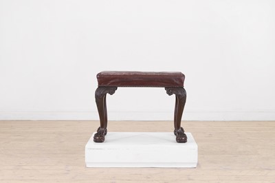 Lot 461 - A George II-style mahogany stool