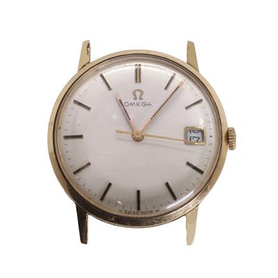 Lot 1466 - An 18ct gold Omega mechanical watch-head, c.1965