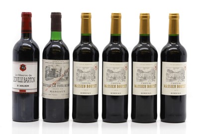 Lot 256 - A selection of Bordeaux red wines