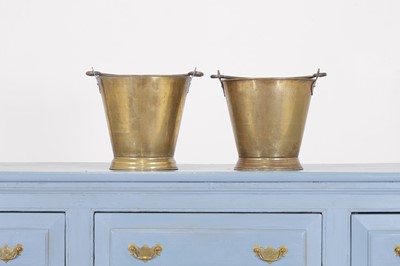 Lot 168 - Two brass buckets