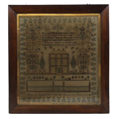 Lot 280A - A needlework sampler