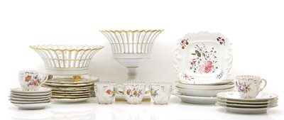 Lot 333 - A group of eight porcelain 'Botanical' dessert plates