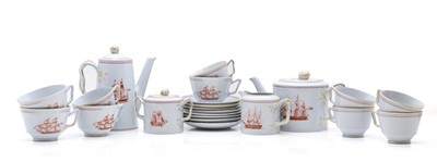 Lot 366 - A Spode ‘Trade Winds’ porcelain tea service