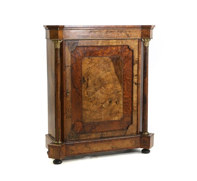 Lot 644 - A marquetry inlaid gilt metal mounted pier cabinet