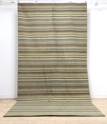 Lot 291 - A large contemporary striped rug