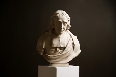 Lot 509 - A Coade stone bust of John Milton