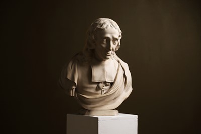 Lot 509 - A Coade stone bust of John Milton