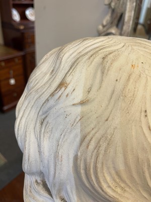 Lot 509 - A Coade stone bust of John Milton
