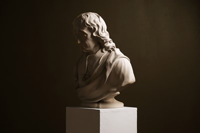 Lot 509 - A Coade stone bust of John Milton