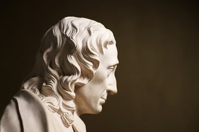 Lot 509 - A Coade stone bust of John Milton