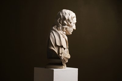 Lot 509 - A Coade stone bust of John Milton