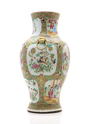 Lot 158 - A Chinese Canton enamelled famille rose vase