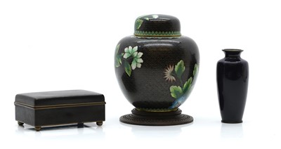 Lot 229 - A Chinese cloisonné box