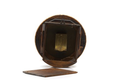 Lot 169 - An oak wall clock