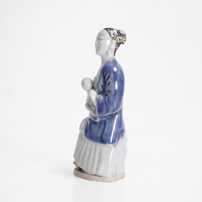 Lot 118 - A rare Chinese export porcelain group