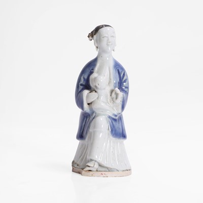 Lot 118 - A rare Chinese export porcelain group