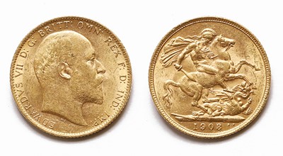 Lot 50 - Coins, Great Britain, Edward VII (1901-1910)