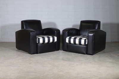 Lot 79 - A pair of Art Deco armchairs