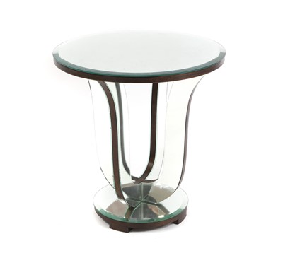 Lot 712 - An Art Deco style mirrored side table