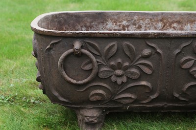 Lot 627 - A Tang-style cast iron trough