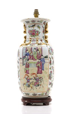 Lot 72 - A Chinese famille rose vase