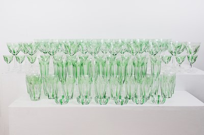Lot 199 - A part suite of Moser 'Lady Hamilton' glasses