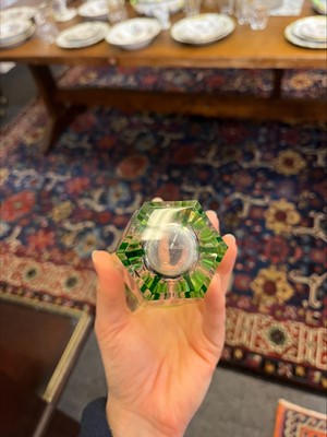 Lot 199 - A part suite of Moser 'Lady Hamilton' glasses