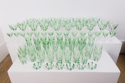 Lot 199 - A part suite of Moser 'Lady Hamilton' glasses