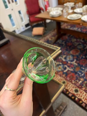 Lot 199 - A part suite of Moser 'Lady Hamilton' glasses