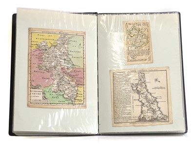 Lot 300 - An album of hand-coloured maps